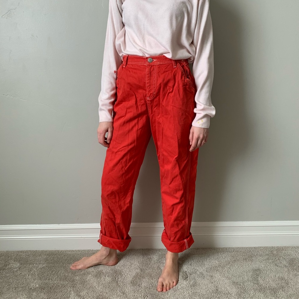 Red Denim Jeans
